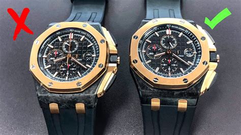 how to spot a fake audemars piguet royal oak chronograph|false audemars piguet sighting.